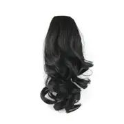 Synthetic Hair Ponytail Pony Tail Clip In Hair Extensions Hair Bun Chignon Fairy Tail Hair on Hairpins