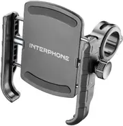 Interphone Crab universal Smartphone Holder with Anti-Vibration Module, black One Size