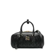 [Miu Miu] Miu Miu Small Arcadie Tote Bag ONE SIZE BLACK