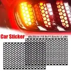 Universal Honeycomb Car Sticker DIY Auto Taillight Cover Auto Wrap Decoration