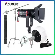 Aputure LS 60d LED Video Light 60W 5600k Daylight +Lantern 90cm +C Stand Wheels