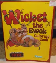 Wicket the Ewok Coloring Book 18460 1983 Return of the Jedi Kenner NEW