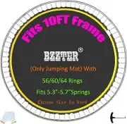BZZTER Trampoline Replacement Mat 10ft Lasting Longer w/ 8 Rows of Stitching