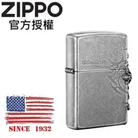 在飛比找PChome24h購物優惠-ZIPPO SIDE TRIBAL CROSS EMB(SI