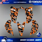 Custom Graphics Kit for Yamaha YFZ 450 (2003-2008) - High-Quality ATV Decals