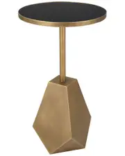 Uttermost Comet Geometric Accent Table