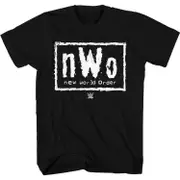 WWE NWO WOLFPAC Hulk Hogan Sting New World Order Adult T-Shirt Heavy-duty craftsmanship Large