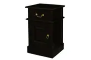 CT Tasmania Solid Timber 1 Door 1 Drawer Bedside Table