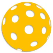 Pickleball Ball - Circle Sticker Decal 3 Inch - Sport Game Dink