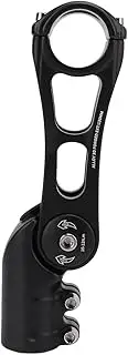 Baxnore Hollow Cycle Stem, Aluminum Alloy Adjustable Handlebar Heightening Stem, Cycle Shock Absorption Extend Riser for Cycling Accessories