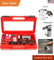 Professional 20,000 RPM Mini Pneumatic Grinder Kit with Safety Throttle Lever