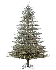 Sterling Tree Company 7ft Flocked Scotch Pine With 450 Incandescent Lights