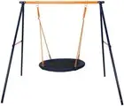 Nest Swing Swings Sensory With Frame Seat Round Kids Set Netted Net Spider Child