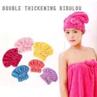 Quick Drying Dry Turban Coral Velvet Wrap Head Towel Cap Bathroom Accessories