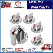 5X Gas Stove Range Knobs Switch DG64-00473A for Samsung Cooktop Oven NX58H5600SS
