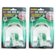 2 Pack Hook Kit Home Garage Workshop Organizer Wall Panel Storage Hooks