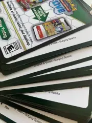 10 x Pokemon TCG Online Live Surging Sparks Code Cards