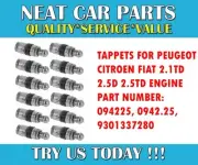 TAPPETS X 12 FOR FIAT ULYSSE 2.1 TD 96-99 MPV 9301337280