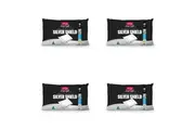 4PK Tontine Sleep Tight Silver Shield Medium Cotton Profile Pillow 46x71cm White