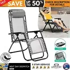 Zero Gravity Recliner Chairs Outdoor Sun Lounge Camping & Beach Chair