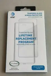 AT&T Tempered Glass Screen Protector for iPhone SE (2020) 6s/7/8 New in Box