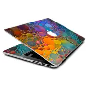 Skin Wrap for MacBook Pro 15 inch Retina Color Bubbles Splash Drip