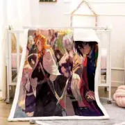 Wonderful Cartoon Characters 3D Warm Plush Fleece Blanket Picnic Sofa Couch