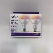 Wiz Smart Bulbs 2-pack 7.2 BR 30 WI-FI led 16m colors 65w eq. 7.2 w 650 lumens