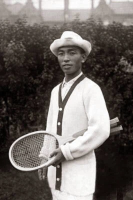 Tennis Circa 1925 Zenzo Shimmy Shimizu Japan Old Photo
