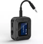Bluetooth 5.3 Transmitter Receiver Supports up to 2 BT Device for Airplane To