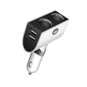 Aoleaky Portable Multifunction Three Holes Car Cigarette Lighter Socket Dual-port USB