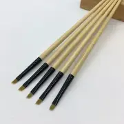 XDT Angular Tip Nail Art Paint Brush 5 Pc Set #00000 Fine Micro Detail
