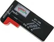 OSALADI Portable Battery Tester with Easy to Read Pointer Voltage Meter for AA AAA 9V and Button Cell Batteries Accurate Voltage Checking Tool for Household Use