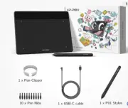 XP-Pen Deco Fun 4.8" Drawing Tablet Kid Entry-level E-learning OSU! Battery-free