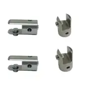 Marine Boat 1/8" Single End Shelf Clamp Cable Rope Wire Stainless Steel |PACK 4|