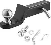 7500 Lbs Trailer Hitch Single Ball Mount With 2in Drop Ball And Pin Tow Hitch For 2" Receiver Truck RV Parts Accessories
