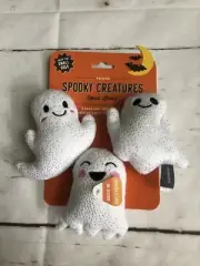 Fringe Halloween Hey Boo - Set Of Three Squeaky Plush Dog Toy