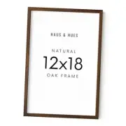 Standalone Walnut Oak Frame Set of-2x8 12x18 in 1