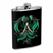 Gaming Goddess Em1 Flask 8oz Stainless Steel Hip Drinking Whiskey