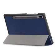 Tri-Fold Stand Tablet Case for Samsung Tab A S6 DARKBLUE COLOR