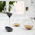 15/30 Minutes Glass Time Hourglass Timer Waterproof Crafts Decoration Gift