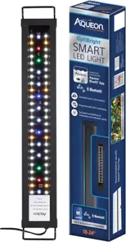 Fish Tank Aquarium Optibright Wifi/Bluetooth Smart LED Light Fixture, 18-24"