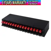 LINEPAUDIO 2 IN 6 OUT Amplifier Speaker Switcher Selector +6.35mm Headphone Jack