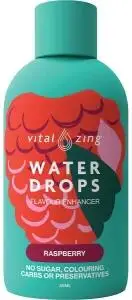Vital Zing Water Drops Raspberry 45ml
