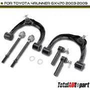6x Front Upper Control Arm w/ Ball Joint Tie Rod for Toyota 4Runner Lexus GX470 (for: Lexus)