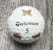 Taylormade TP5 Pix Smash! Boom! Pow! Logo Golf Ball (1)