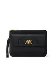 Versace Textured Finish Medusa Clutch