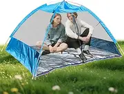 Sun Shelter, Beach Shade UPF 50 Camping Tent, Waterproof Easy Setup Canopy, 2 3 4 Person Lightweight Sunshade, Camping Accessories for Fishing, Travel, Backyard