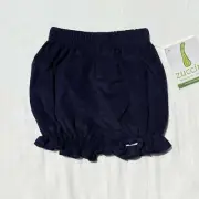 NWT ZUCCINI Girl's Basic Navy Blue Bloomer Shorts Diaper Cover 3 months