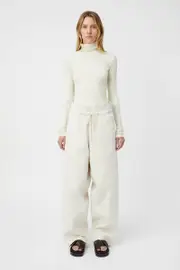 Orion Slub Jersey Top in Chalk - CAMILLA AND MARC® C&M